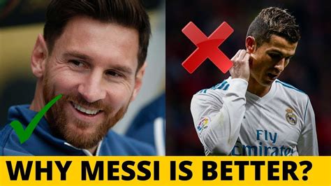 ronaldo is better than messi